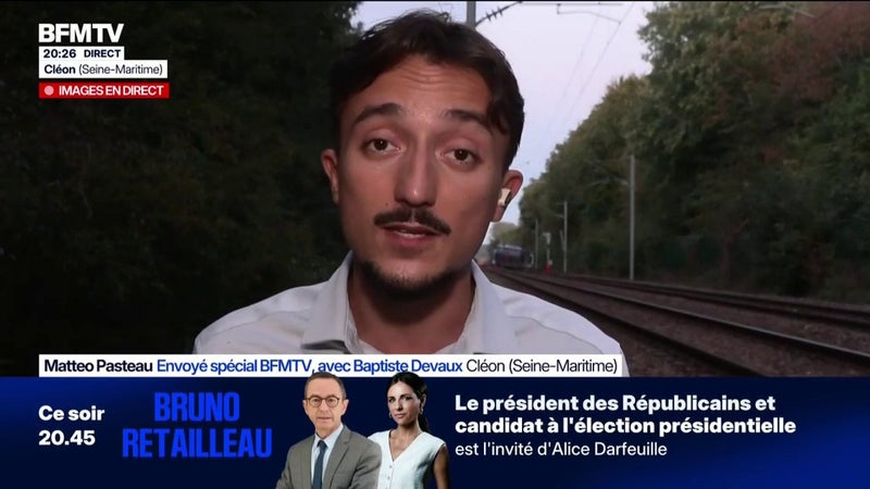 Déraillement d'un train en Normandie: "à ce stade", aucun élément ne permet d'évoquer un attentat, selon le procureur