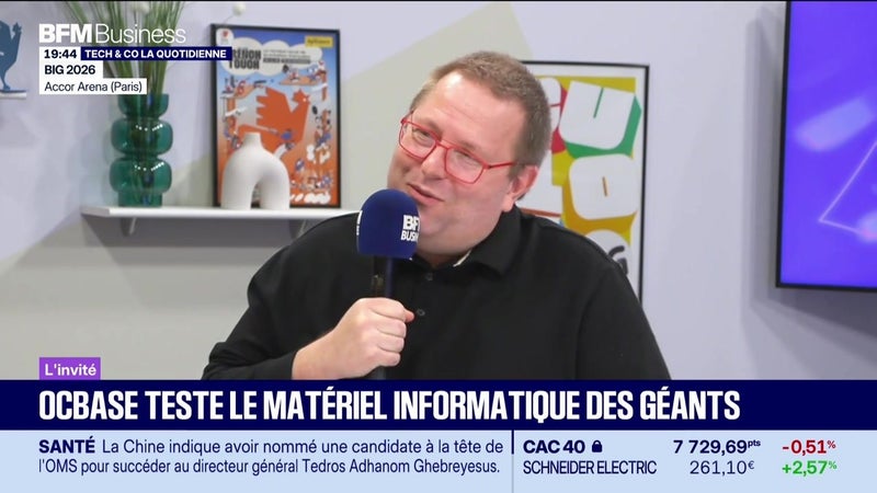 Adrien Mercier (Ocbase) : Ocbase teste le matériel informatique des géants - 08/10