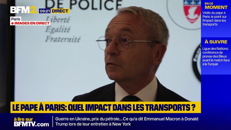 Jusqu'à 14 000 forces de l'ordre mobilisées: le dispositif de sécurité autour de la visite du pape à Paris
