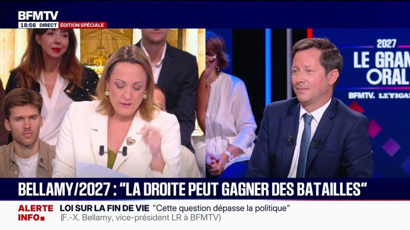 "Après 10 ans de macronisme, on a un pays plus fracturé que jamais", estime François-Xavier Bellamy, vice-président des Républicains