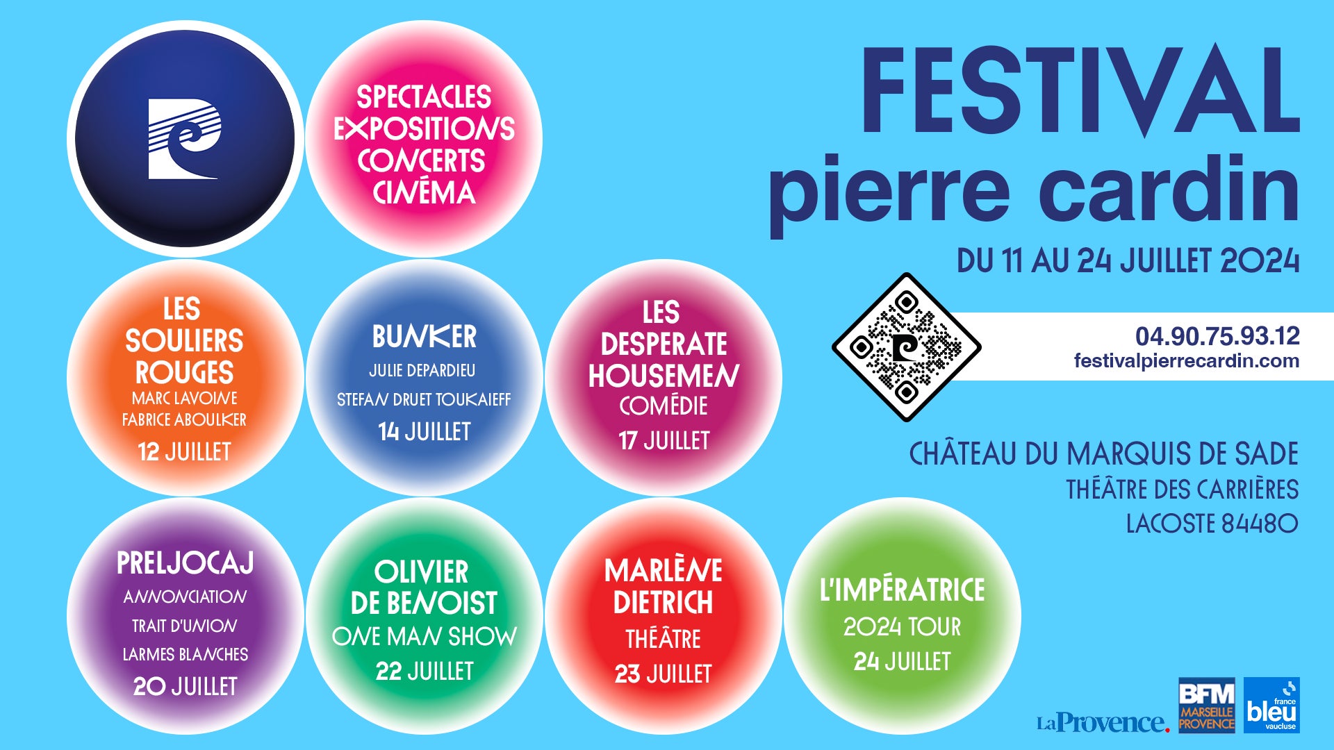 A gagner : vos places pour le spectacle d'Olivier de Benoist au festival Pierre Cardin de…