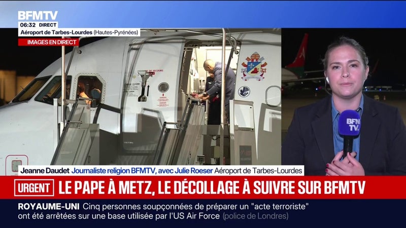 Le pape en France: décollage imminent pour Léon XIV avant son dernier jour dans l'Hexagone, à Metz
