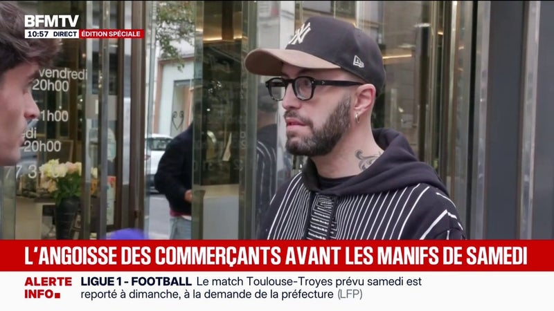 Mobilisation du 24 octobre: "J'appréhende avec une anxiété", témoigne ce gérant d'un salon de coiffure