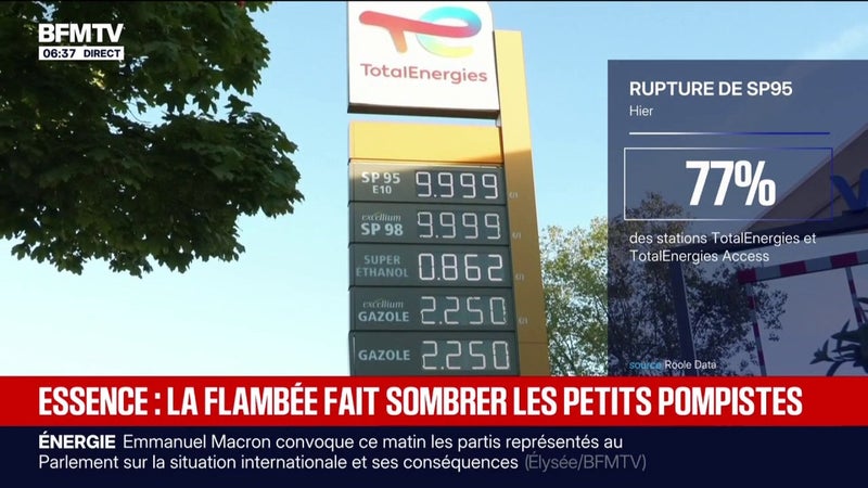 "Attendez-vous à des prix qui vont toucher les 2,50 euros": la flambée des prix des carburants fait sombrer les petits pompistes