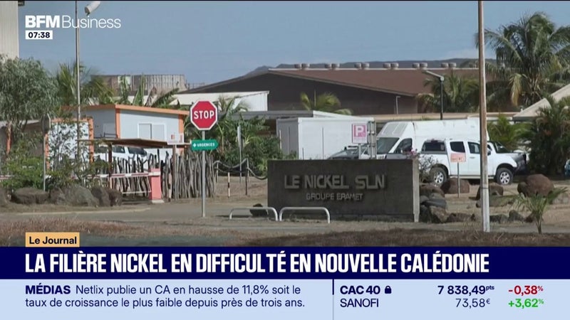 Nouvelle-Calédonie : la filière du nickel en difficulté