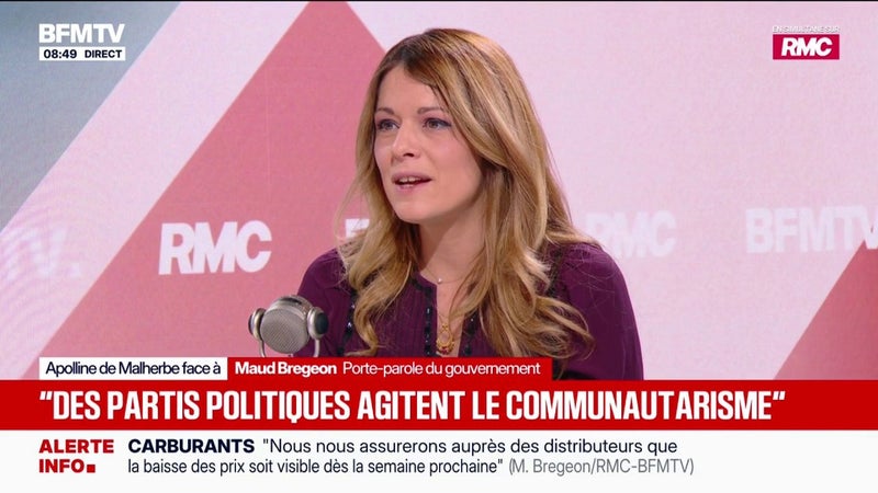 Primaire des démocrates: Maud Bregeon, porte-parole du gouvernement, assure "ne pas avoir bien compris ce que proposait Gabriel Attal"