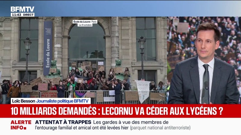 Colère lycéenne: le gouvernement promet de "grosses" annonces cet après-midi sur le bâti scolaire et l'université