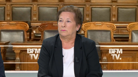 Marie-Ange Laroche, sur le plateau de l'émission "Affaire suivante" sur BFMTV le 9 septembre 2018