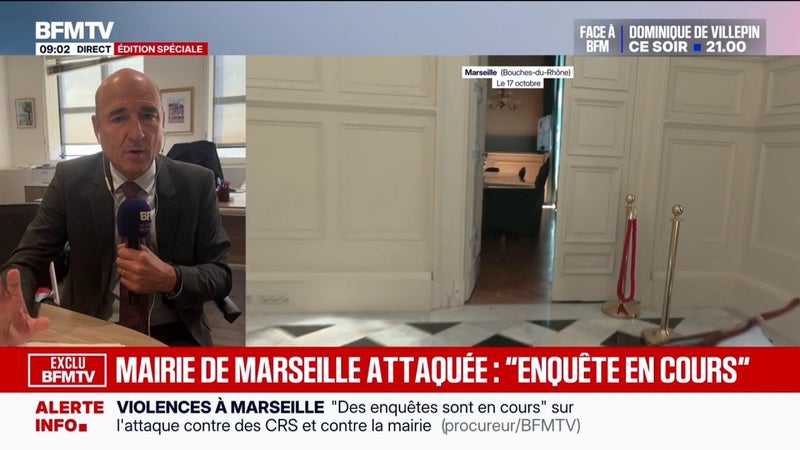 Attaque de la mairie de Marseille: le procureur fait état "d'éléments très clairs" qui "permettent de déterminer que c'était quelque chose de concerté"