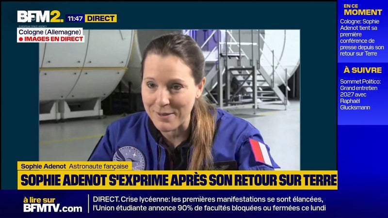 L'être humain "n'est pas prêt pour aller sur Mars", estime Sophie Adenot