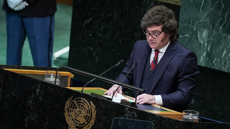 Le président argentin Javier Milei qualifie l'ONU "d'organisation inutile qui ne sert qu'à nourrir une caste de parasites"