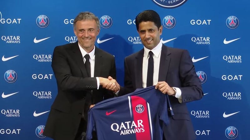Luis Enrique entra&icirc;neur du PSG
