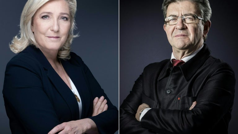 Présidentielle: un sondage confirme l'avance de Marine Le Pen, la dynamique de Jean-Luc Mélenchon et le léger recul d'Édouard Philippe