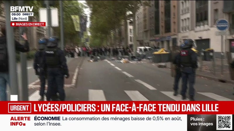 Lycées bloqués: la mobilisation se poursuit à Lille ce mercredi