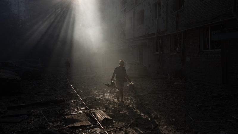 Guerre en Ukraine: deux morts à Kiev dans une attaque de missiles russes