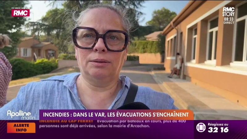 Incendies dans le Var : les évacuations s'enchaînent