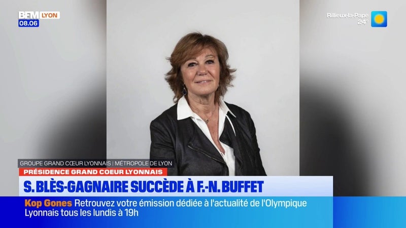 Sylvie Blès-Gagnaire, nouvelle présidente du groupe Grand Coeur Lyonnais à la Métropole de Lyon