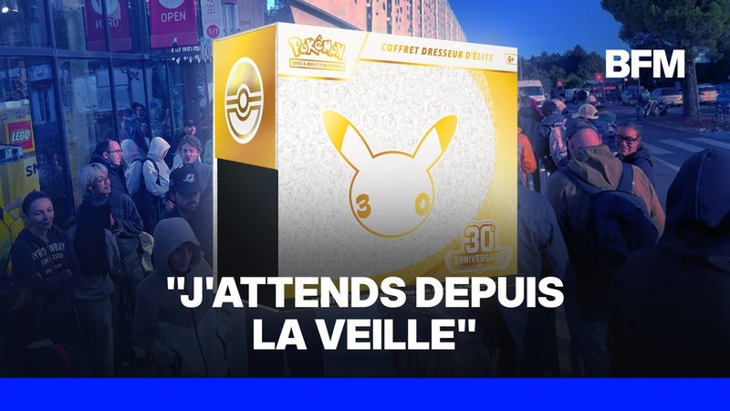 30 ans de Pokémon: des longues files d'attente pour obtenir les cartes en édition spéciale
