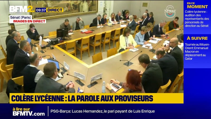 Colère lycéenne: "La profession est sous le choc", estime Bruno Bobkiewicz (SNPDEN-Unsa)