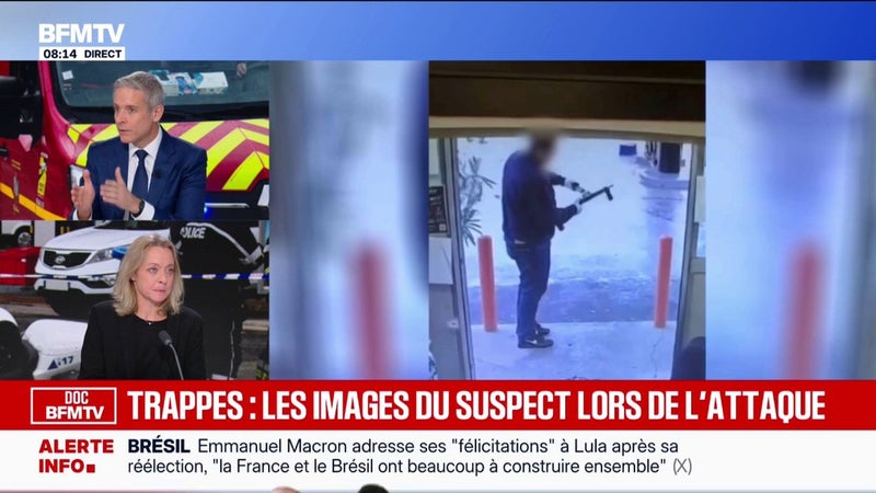 Attentat raciste à Trappes: les premières images du principal suspect soupçonné d'être Kévin T.
