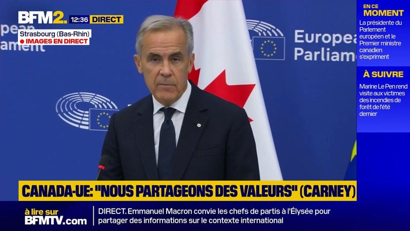"Il y aura des débats": Mark Carney assure que le vote du projet d'alliance avec l'UE sera soumis au parlement canadien