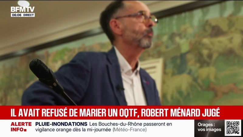 "Je suis sur que j'ai pris la bonne décision": Robert Ménard sera jugé après avoir refusé de marier un OQTF
