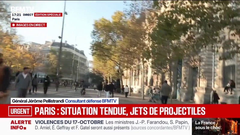 Rassemblement à Paris: nouvelles scènes de chaos en plein Paris, la CRS 8 va être déployée