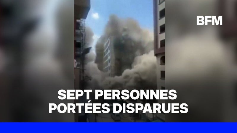 Kenya: un immeuble de 18 étages s'effondre à Nairobi, sept personnes sont portées disparues