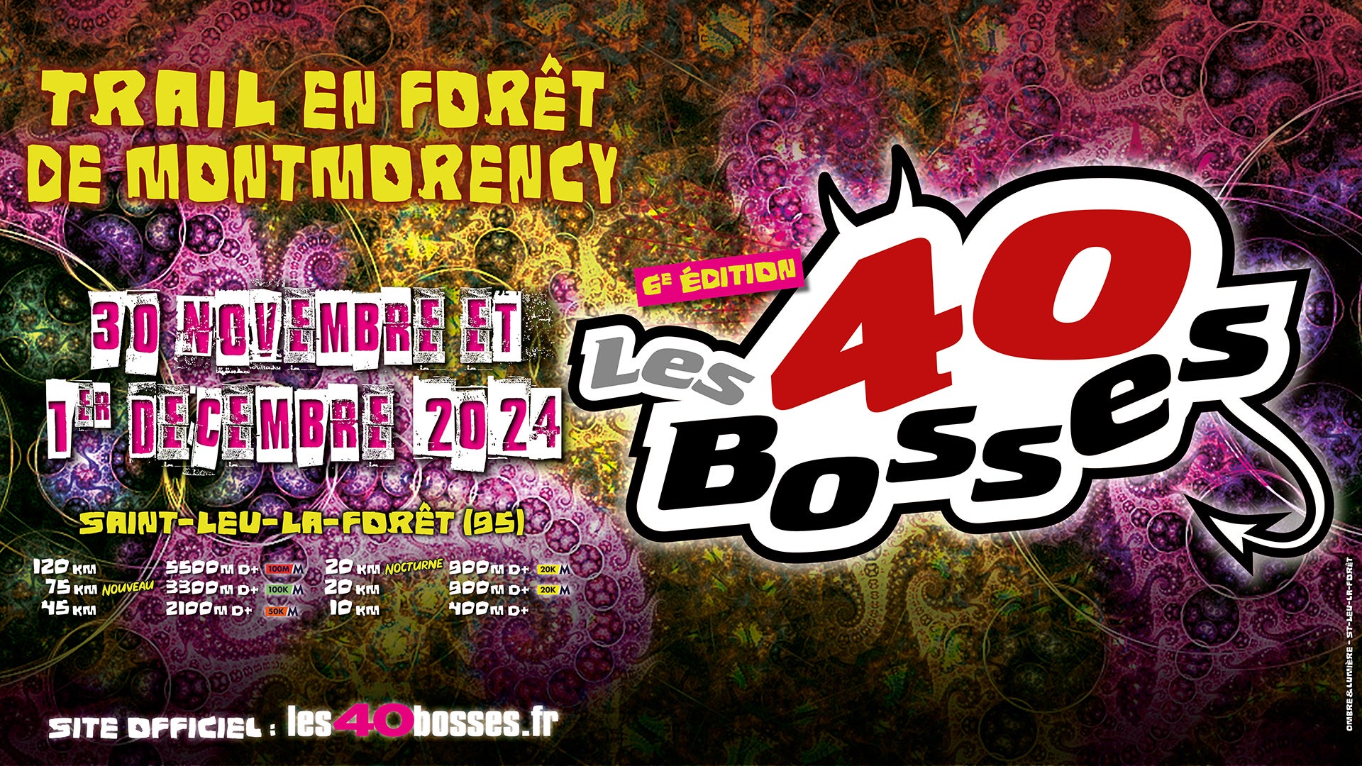 A gagner : vos dossards pour le Trail des 40 Bosses
