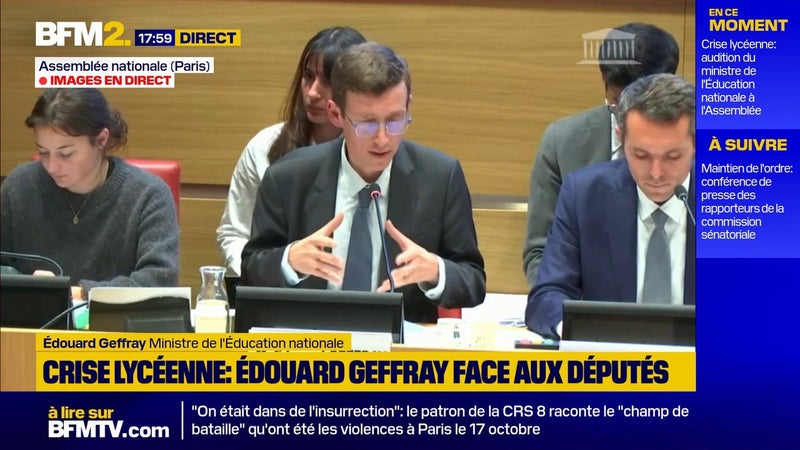 Professeurs absents: sur les 114 lycées en situation critique, "il en reste 21", annonce Édouard Geffray