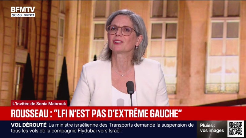 "LFI n'est pas d'extrême gauche", selon Sandrine Rousseau, députée "Écologiste et Social" de Paris