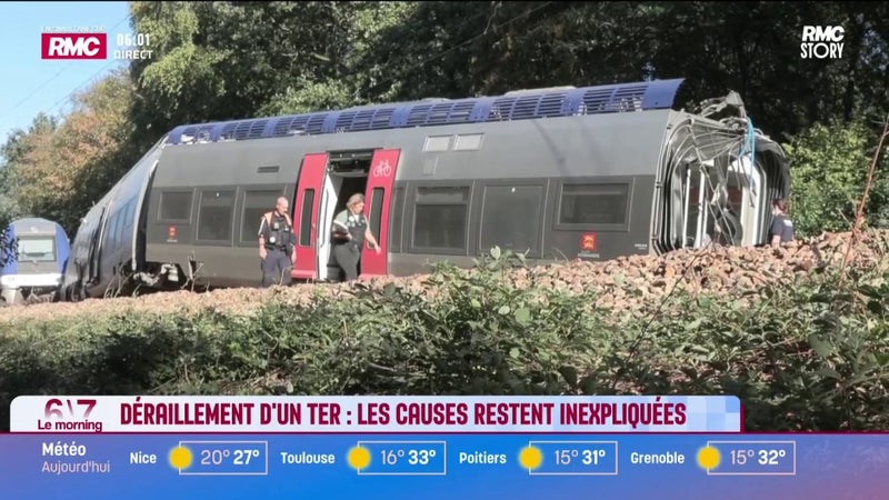 Déraillement d'un TER : Les causes restent inexpliquées