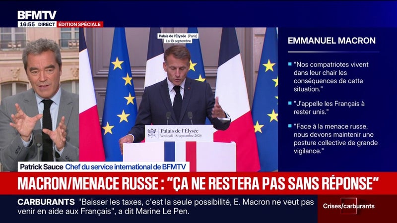 Menaces russes: pourquoi Emmanuel Macron a réuni les chefs de partis politiques?