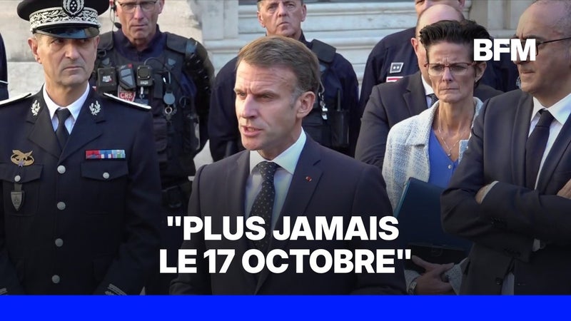 "Il y a des gens qui se réjouissent du désordre, moi non", martèle Emmanuel Macron