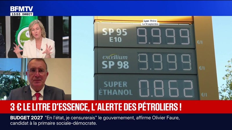Carburants: "Tous les ingrédients sont là pour que les prix continuent d'augmenter", assure Philippe Casbas, représentant des pétroliers de France