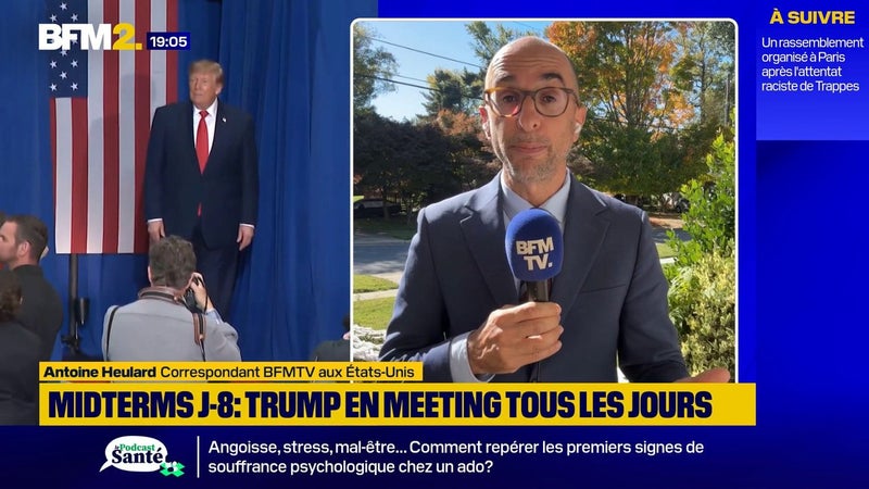 Élections de mi-mandat aux États-Unis: Donald Trump en campagne dans les États républicains