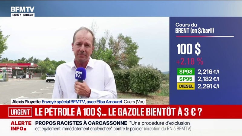 Prix des carburants: l'inquiétude des automobilistes à la pompe dans le Var