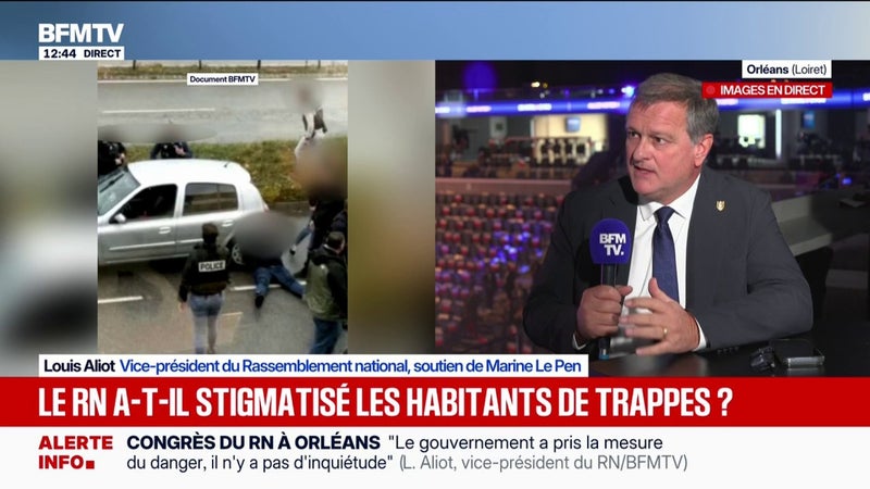 Attentat à Trappes: "Oui c'est un crime raciste, terroriste", affirme Louis Aliot, vice-président du RN