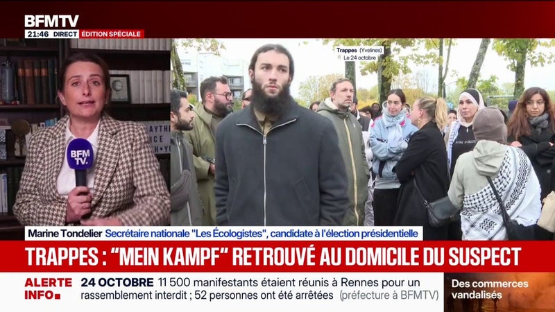 Attaque terroriste dans les Yvelines: "La droite et l'extrême droite développent un discours raciste de plus en plus décomplexé", dénonce Marine Tondelier