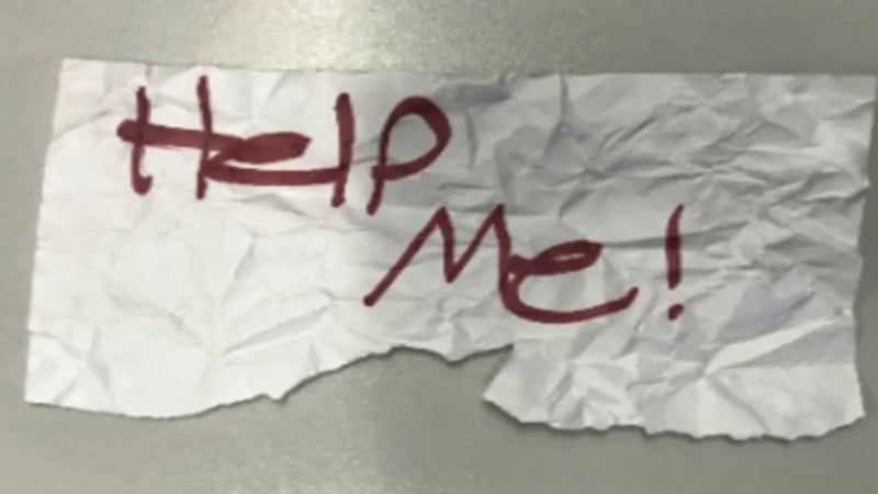 Le papier qui lui a permis de retrouver sa liberté 