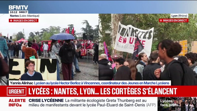 Mouvement lycéen: "Il faudrait revoir Parcoursup et le réformer au lieu de tout supprimer", estime Yannis Alinhac, coordinateur de Jeunes en Marche Lycéens