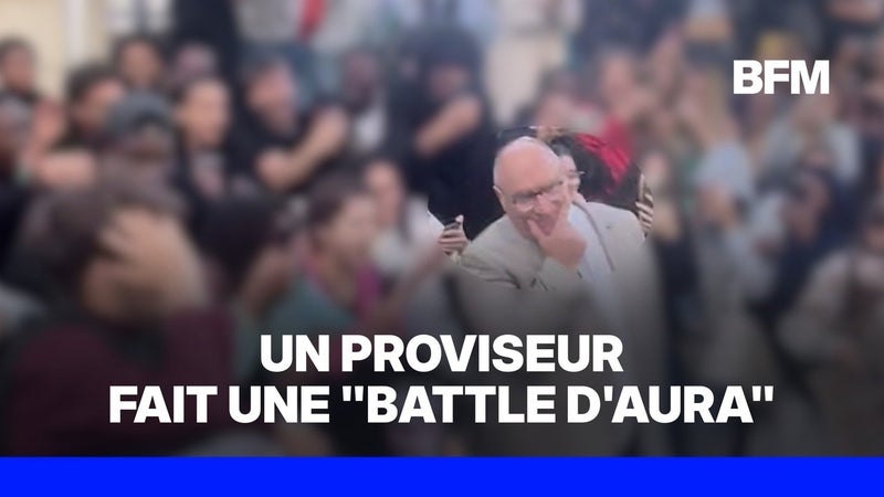 Blocage des lycées: un proviseur participe à une "battle d'aura"