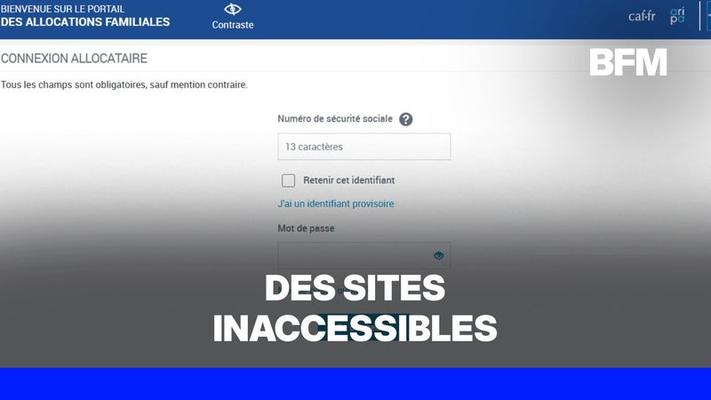 Des sites institutionnels, dont celui de la Caf, visés par de possibles cyberattaques ce samedi
