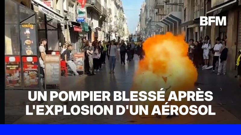 Blocage des lycées: un pompier blessé après l'explosion d'un aérosol à Bordeaux