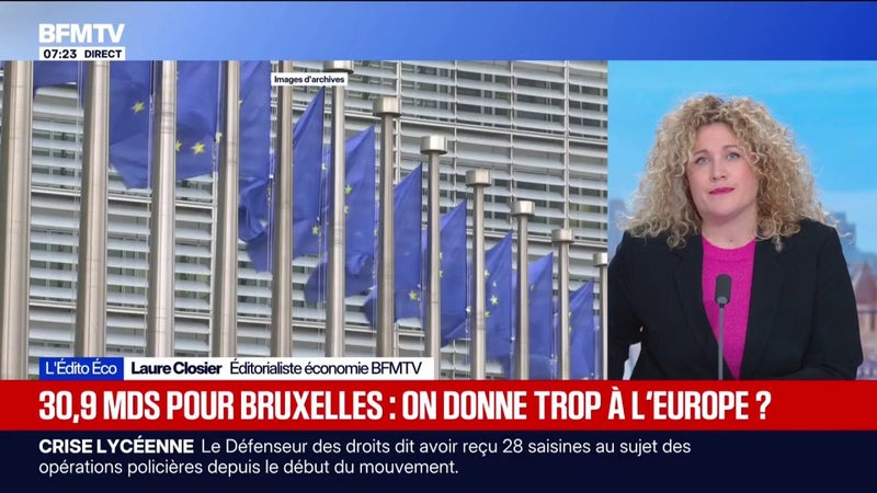 L'ÉDITO ÉCO - Budget: faut-il réduire notre contribution à l’Europe?