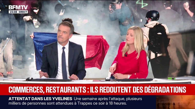 Manifestations: "Ce ne sont pas 70.000 policiers qui vont répondre à la situation, mais des mesures fortes", demande Aurélien Boudon, secrétaire national de l'Union syndicale Solidaires