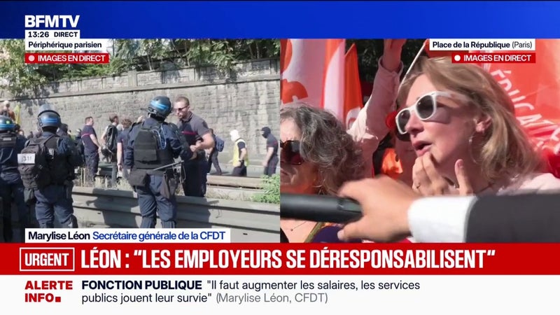 Mobilisation: les pompiers exfiltrés du périphérique parisien qu'ils ont bloqué pendant quelques minutes
