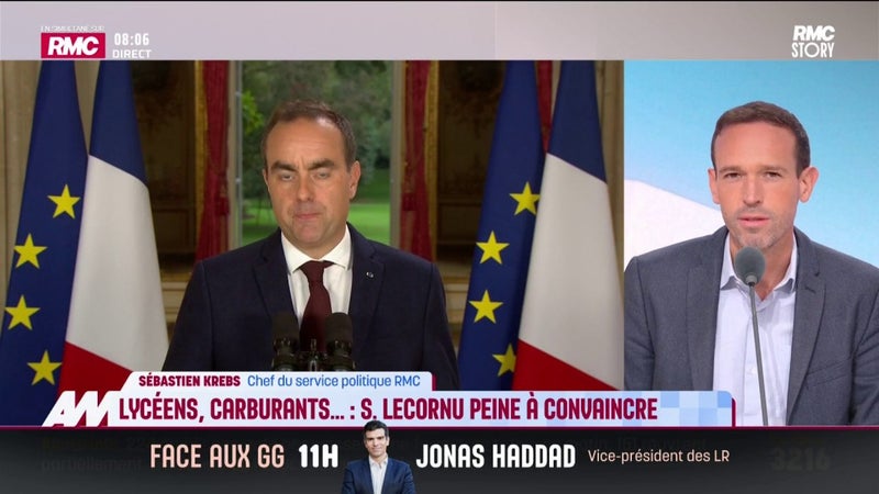 Lycéens, carburants : Sébastien Lecornu peine à convaincre