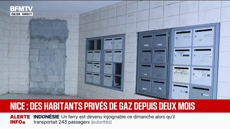 Nice: des habitants d'un immeuble privés de gaz depuis près de deux mois