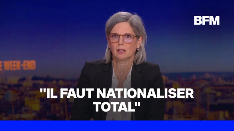 "Je pense qu'il faut nationaliser Total", affirme Sandrine Rousseau, députée Écologiste et Social